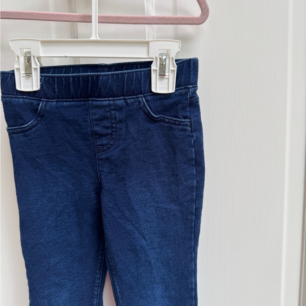Jumping Beans Girls 3T Dark Blue Denim Jeggings - Picture 2 of 4